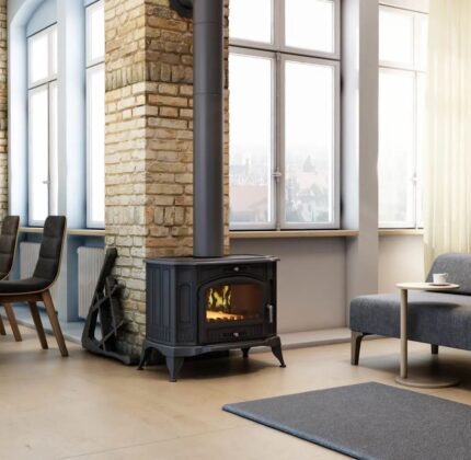 Купити Чавунна піч-камін Kratki KOZA K9 Ø150 ASDP в Україні