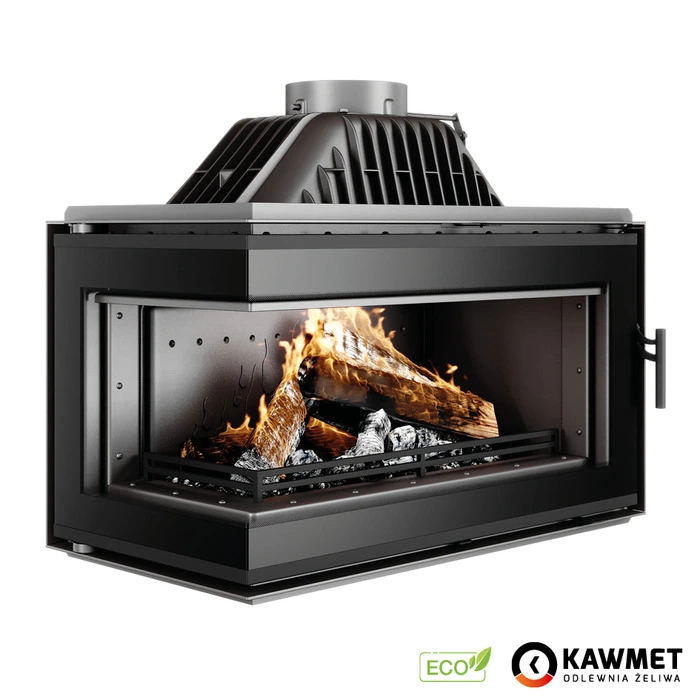 Купити Камінну топку KAWMET W16 LB EСO 13.5 kW Black в Україні