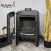 Купити Чавунна дров'яна піч-камін Ravan Arne в Україні