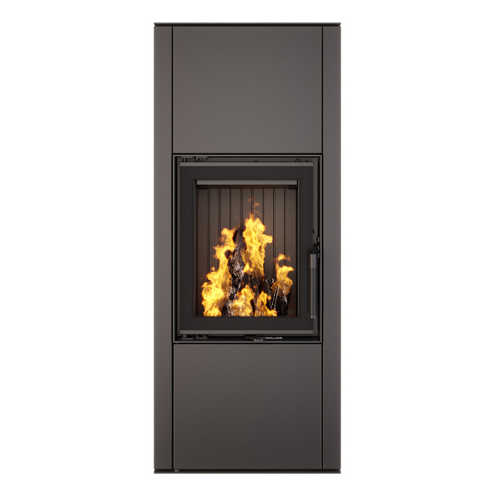 Купити Сталева піч-камін SAVEN Vatra 40x50 Black в Україні