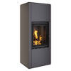 Купити Сталева піч-камін SAVEN Vatra 40x50 Black в Україні