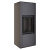 Купити Сталева піч-камін SAVEN Vatra 40x50 Black в Україні