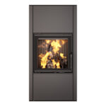 Купити Сталева піч-камін SAVEN Vatra XL 50x50 Black ECO в Україні