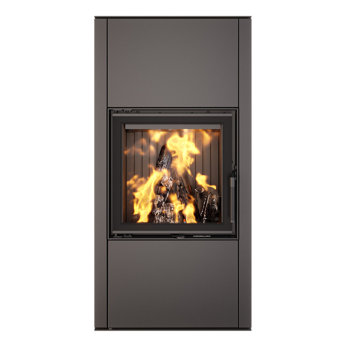 Купити Сталева піч-камін SAVEN Vatra XL 50x50 Black ECO в Україні