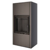Купити Сталева піч-камін SAVEN Vatra XL 50x50 Black ECO в Україні