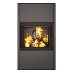 Купити Сталева піч-камін SAVEN Vatra XXL 60x50 Black ECO в Україні