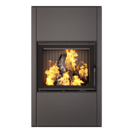 Купити Сталева піч-камін SAVEN Vatra XXL 60x50 Black ECO в Україні