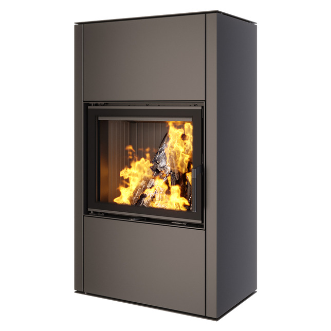 Купити Сталева піч-камін SAVEN Vatra XXL 60x50 Black ECO в Україні