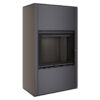 Купити Сталева піч-камін SAVEN Vatra XXL 60x50 Black ECO в Україні